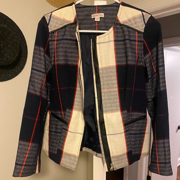 Plaid Blazer Jacket - Picture 4 of 6